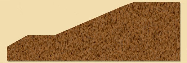 Wood Plinth Block Moulding 708, 1-5/8" x 4-7/8"