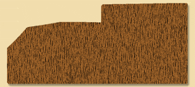 Wood Miscellaneous Profile Moulding 8113, 1" x 2-1/4"