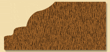 Wood Miscellaneous Profile Moulding 8120, 13/16" x 1-3/4"
