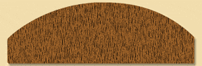 Wood Miscellaneous Profile Moulding 8121, 3/4" x 2-5/16"