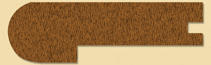 Wood Miscellaneous Profile Moulding 8138, 1-1/16" x 3-1/2"