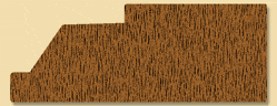 Wood Miscellaneous Profile Moulding 8140, 3/4" x 2"