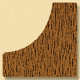 Wood Miscellaneous Profile Moulding 8203, 5/8" x 5/8"