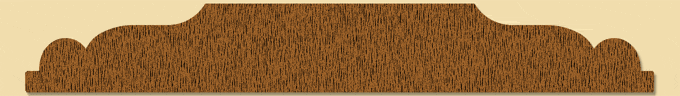 Wood Miscellaneous Profile Moulding 8216, 3/4" x 5-1/2"