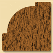 Wood Miscellaneous Profile Moulding 844, 13/16" x 13/16"