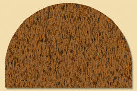 Wood Miscellaneous Profile Moulding 860, 1-1/2" x 2-1/4"