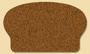 Wood Miscellaneous Profile Moulding 866, 1-1/2" x 2-1/2"