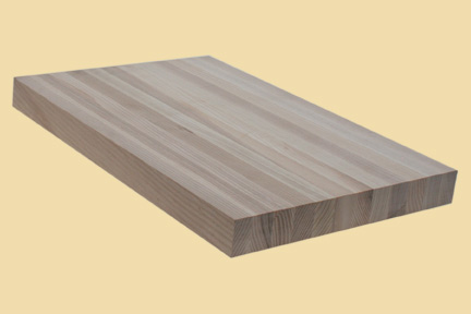 Ash Butcher Block Style Stair Tread