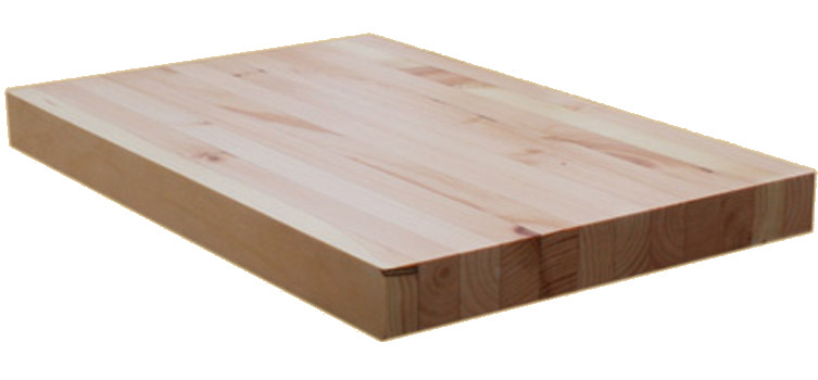 Knotty Pine wood countertops