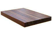 Prefinished walnut butcher block countertop