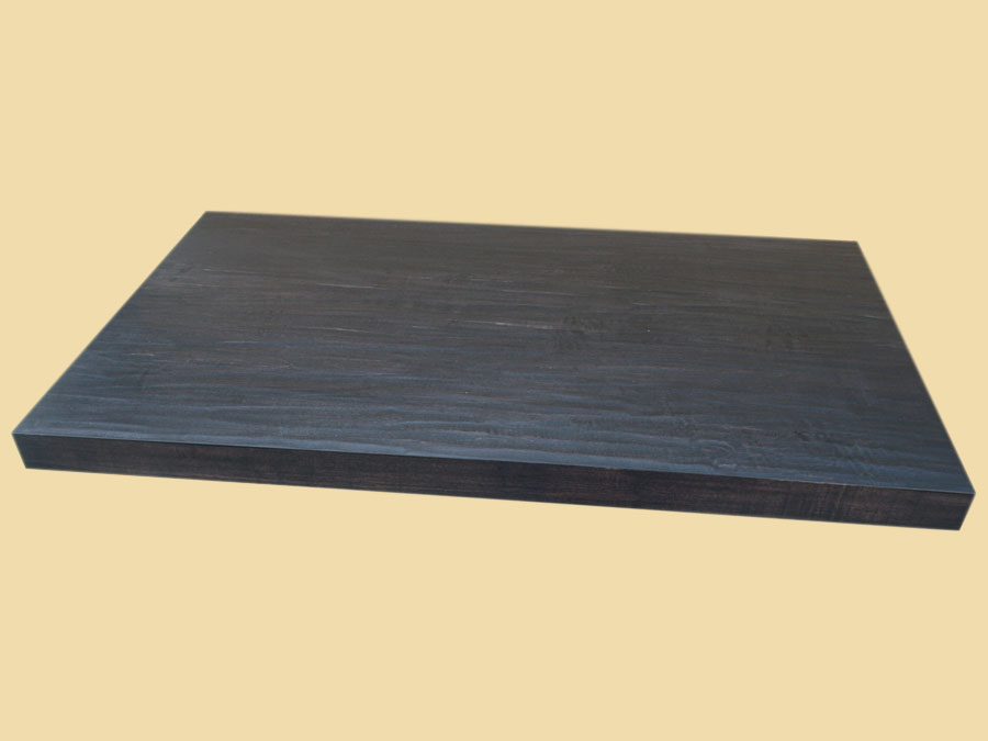 Hand Scraped Black Forest Maple Plank Countertop