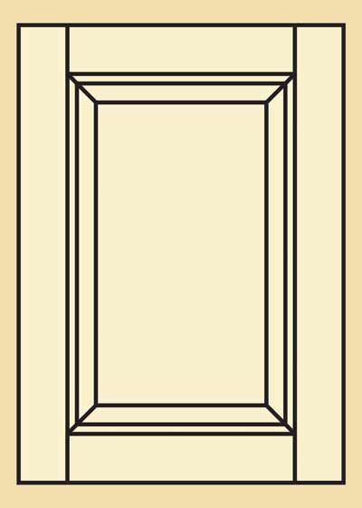 White Oak Kitchen Cabinet Door - 101