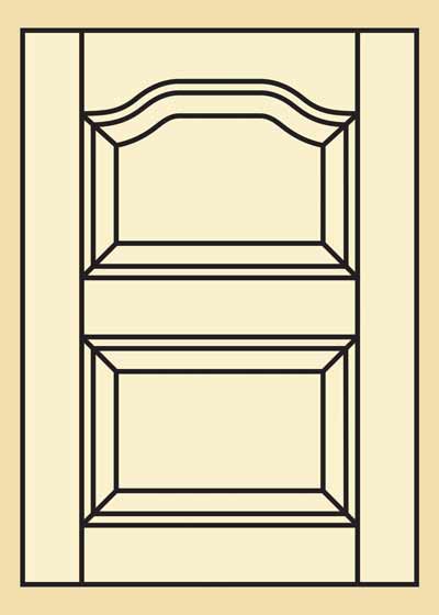 Hickory Kitchen Cabinet Door - 403