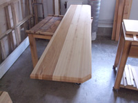 Prefinished Hickory Butcher Block Countertop