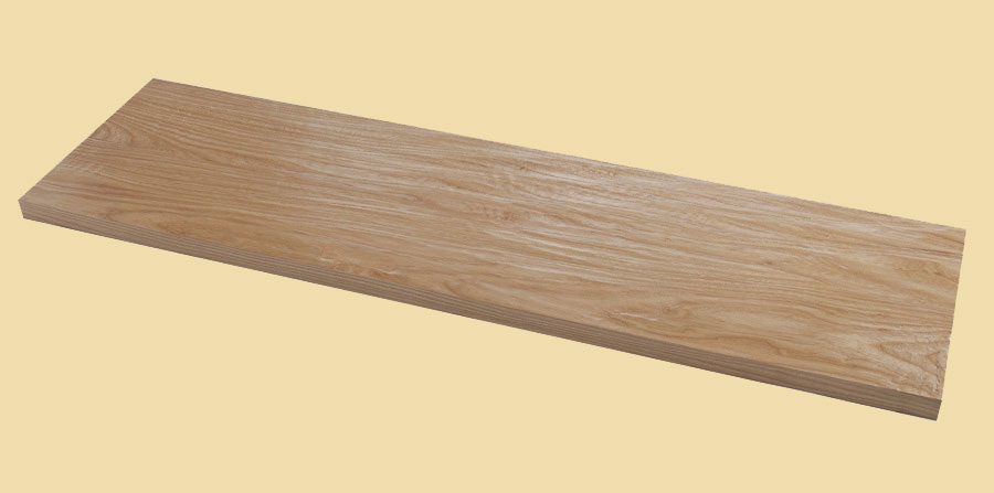 Ash Hand Scraped Plank Countertop - Prefinished
