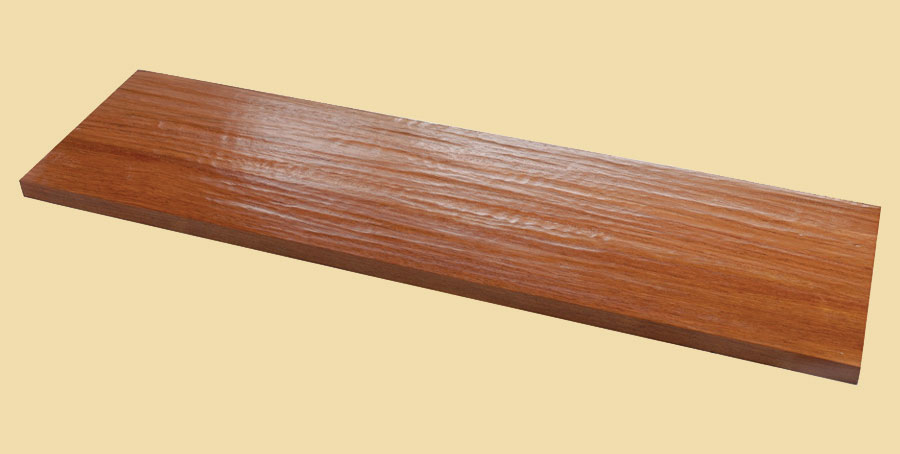 Brazilian Cherry Hand Scraped Plank Countertop - Prefinished