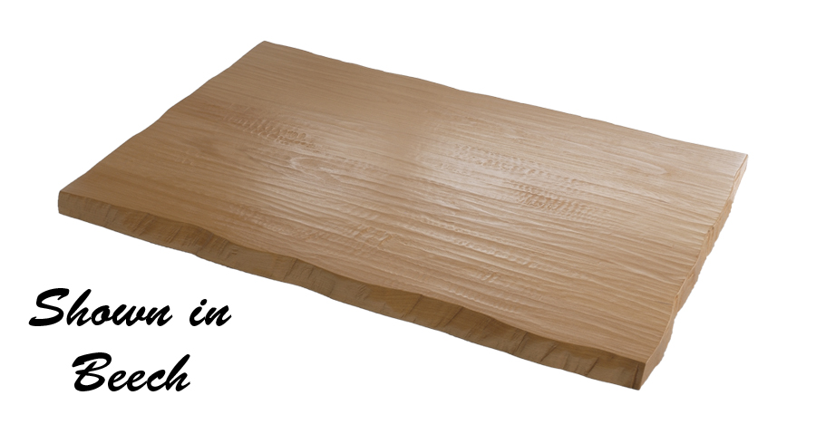 Hickory Hand Scraped Rustic Edge Countertop