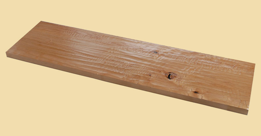 Knotty Alder Hand Scraped Plank Countertop