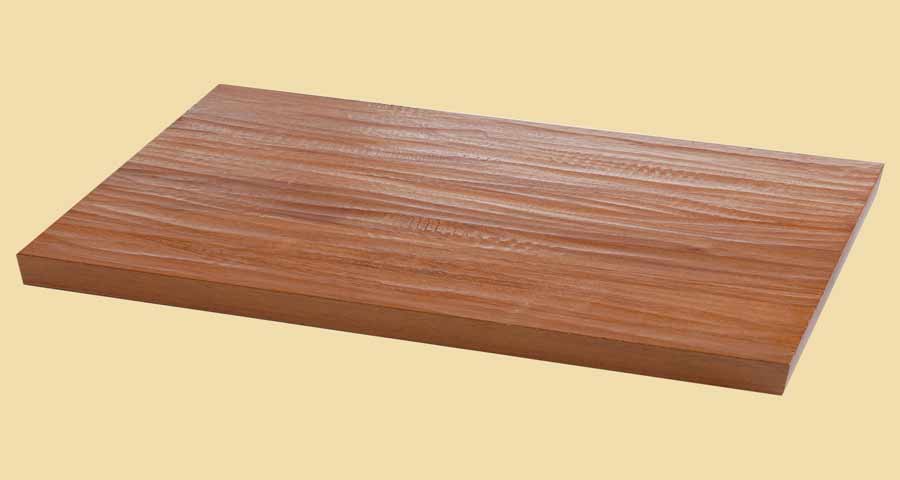 Mahogany Hand Scraped Butcher Block Countertop - Prefinished Mahogany Hand Scraped Butcher Block Countertop - Prefinished