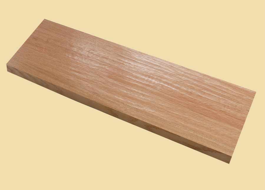 Quartersawn Red Oak Hand Scraped Extra Thick Stair Tread - Prefinished
