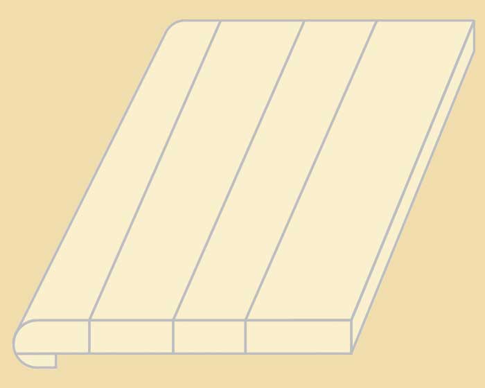 Custom Size Brazilian Cherry Replacement Stair Tread - Prefinished