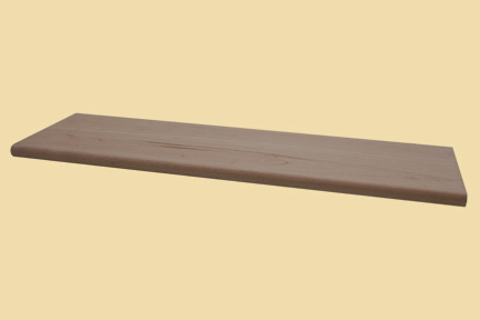 Custom Size Spanish Cedar Full Thickness Stair Tread