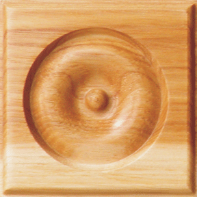 White Oak Wood Rosette